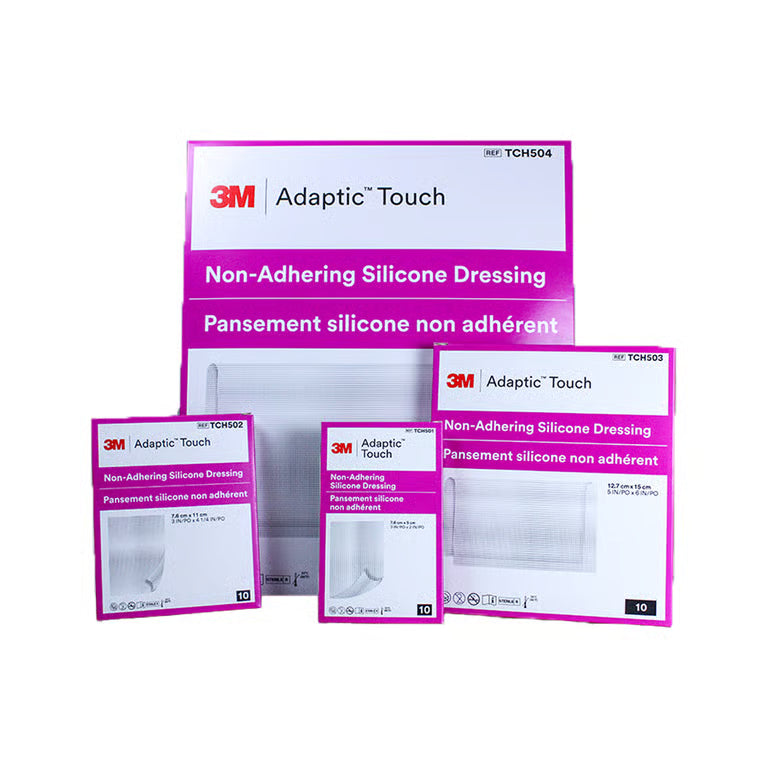 adaptic mesh dressing 3M Adaptic Touch Silicone Dressing 500501 500502 500503 500504 | Pain-Free  Contact Layer