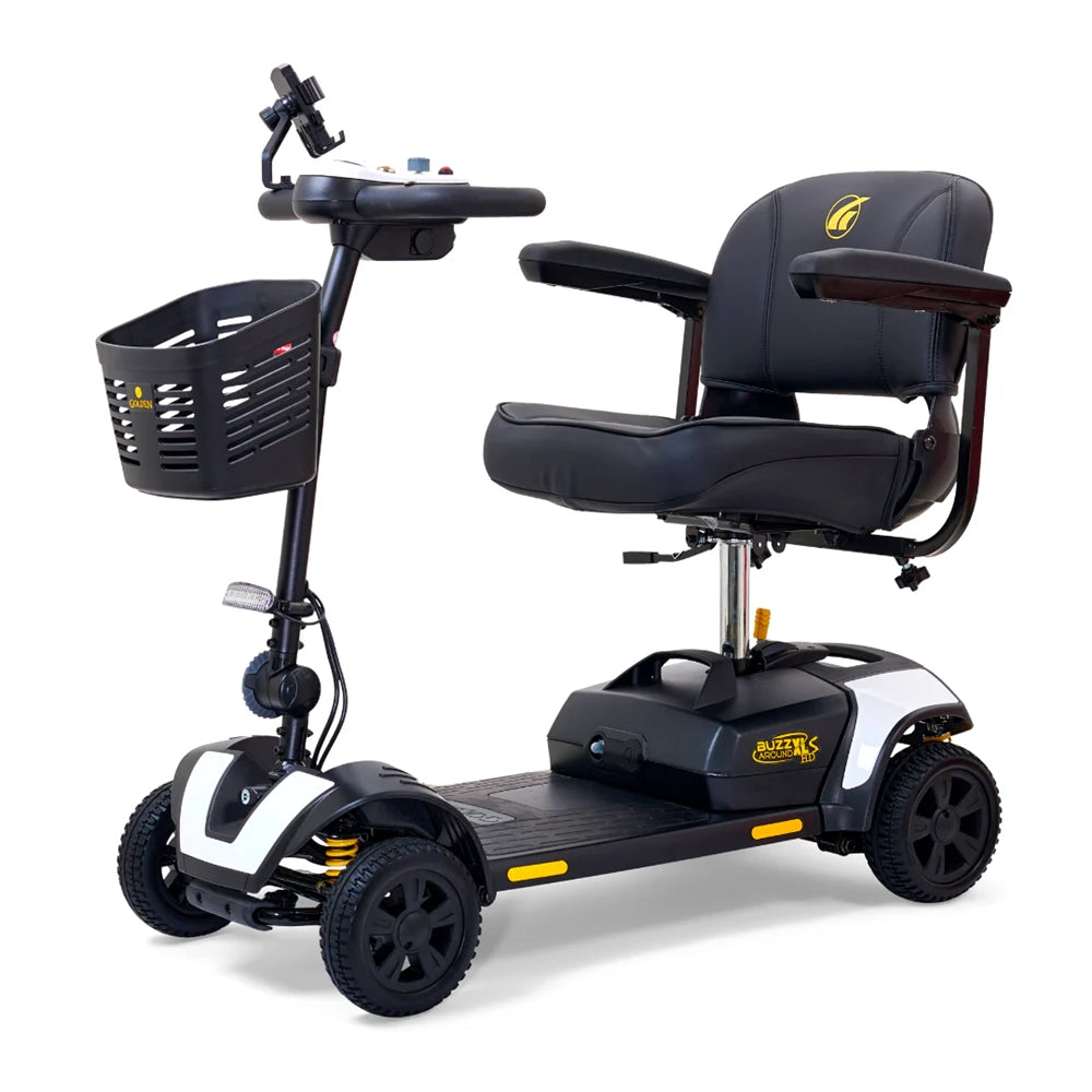 Golden Tech GB124B Buzzaround XLSHD 4-Wheel Portable Scooter with Suspension