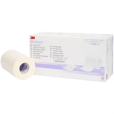 3M Microfoam Surgical Tape - 1 inch x 5.5 Yards
