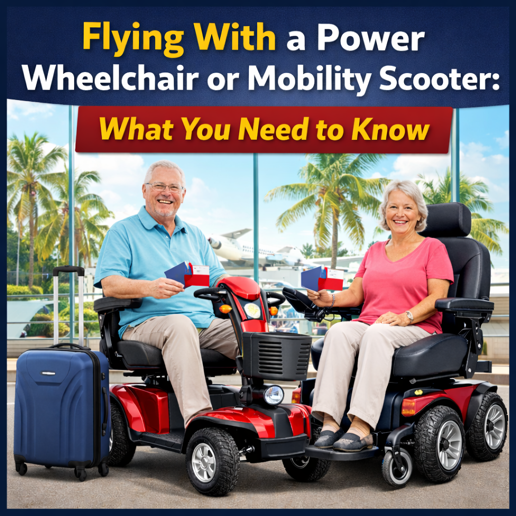 Flying With a Power Wheelchair or Mobility Scooter: What You Actually Need to Know - Medical Department Store