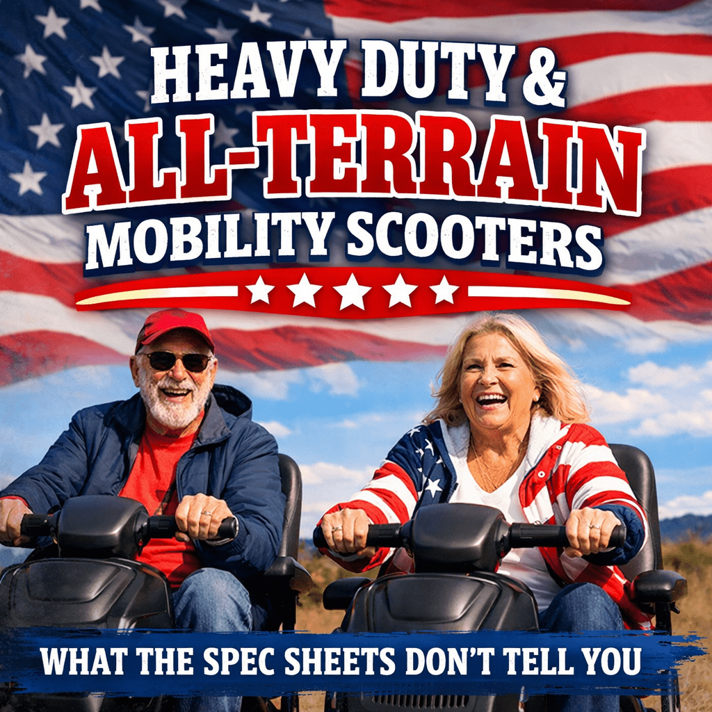 Heavy Duty & All-Terrain Mobility Scooters: What the Spec Sheets Don't Tell You - Medical Department Store