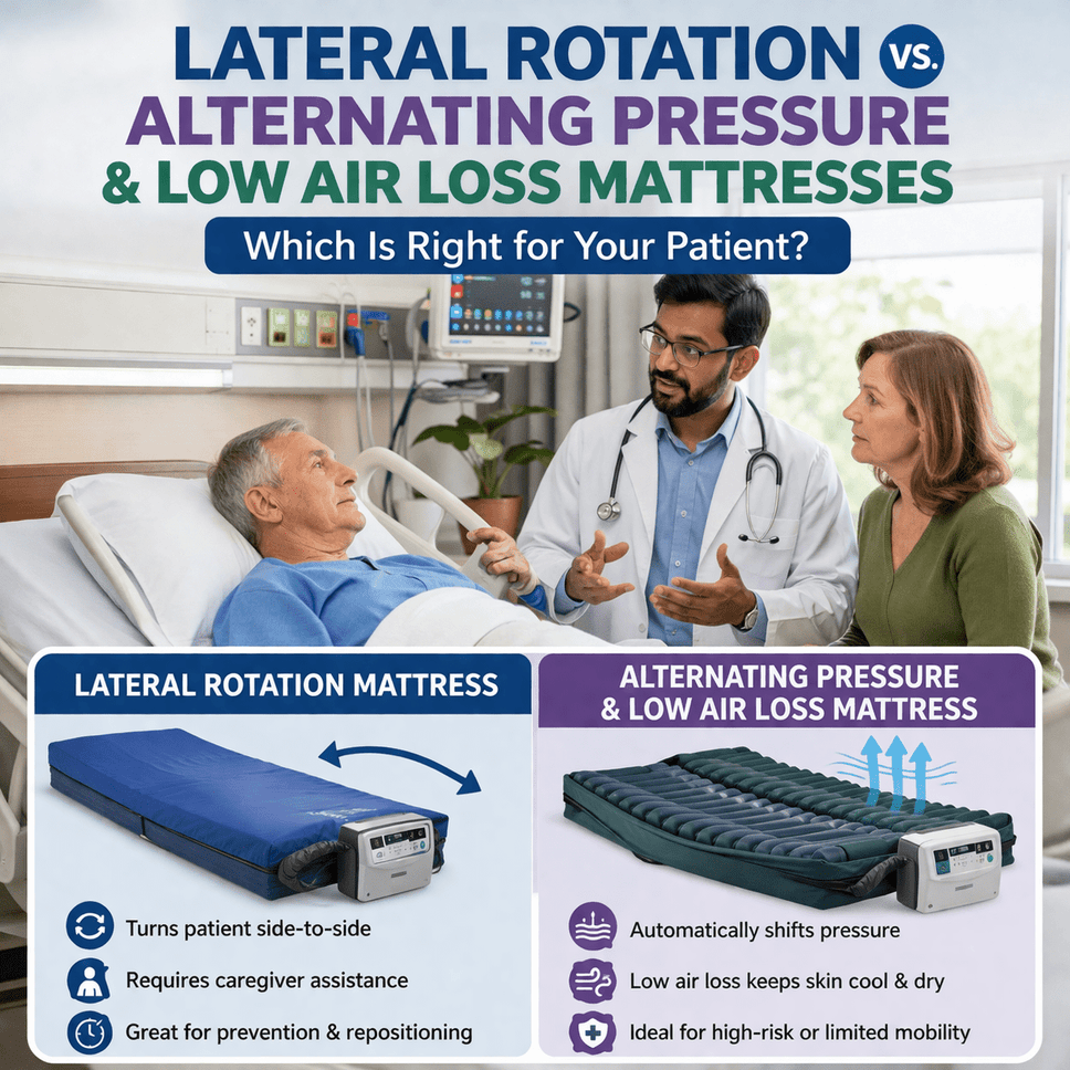 Lateral Rotation vs Low Air Loss Mattress: Key Differences