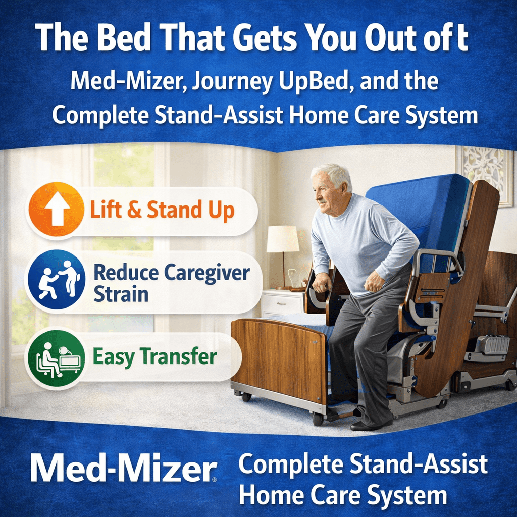 The Bed That Gets You Out of Bed: Med-Mizer, Journey UpBed, and the Complete Stand-Assist Home Care System - Medical Department Store