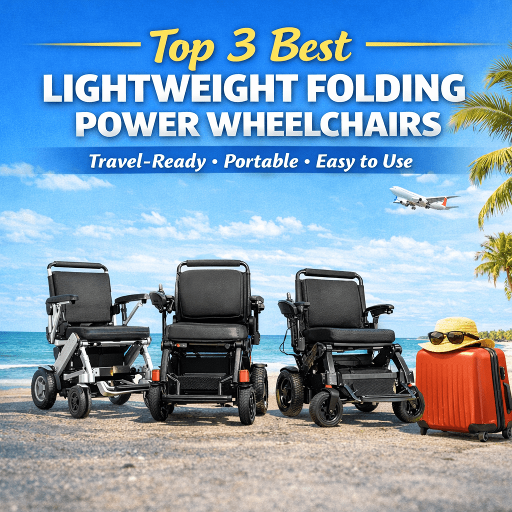 Top 3 Best Lightweight Folding Power Wheelchairs - Medical Department Store