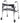 Drive Medical Clever-Lite LS Rollator Walker with Seat and Push Down Brakes