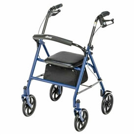 Drive 10257 4-Wheel Rollator with Back Support