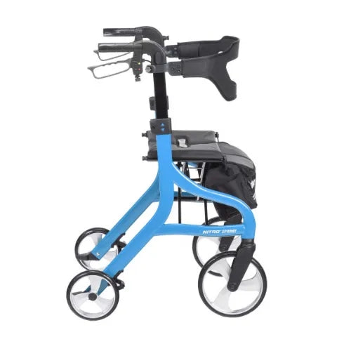 Drive Medical Nitro Sprint Rollator with Foldable Lightweight Frame