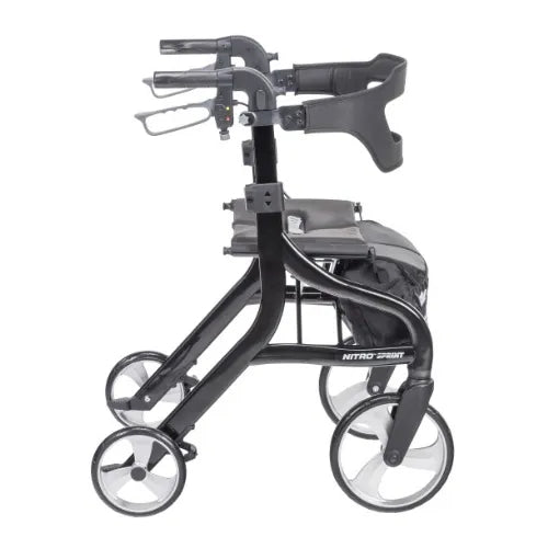 Drive Medical Nitro Sprint Rollator with Foldable Lightweight Frame