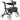Drive Nitro HD Euro-Style Rollator – Heavy Duty 450 lb Capacity Rolling Walker