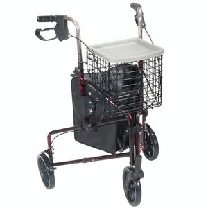 Drive 10289 Deluxe 3-Wheel Aluminum Rollator