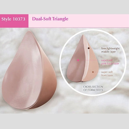 ABC 10373 Dual-Soft Triangle Breast Form