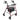 ProBasics Rollator Walker with 6" Wheels – Lightweight Folding Rollator Walker with Seat
