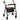 ProBasics Rollator Walker with 6" Wheels – Lightweight Folding Rollator Walker with Seat