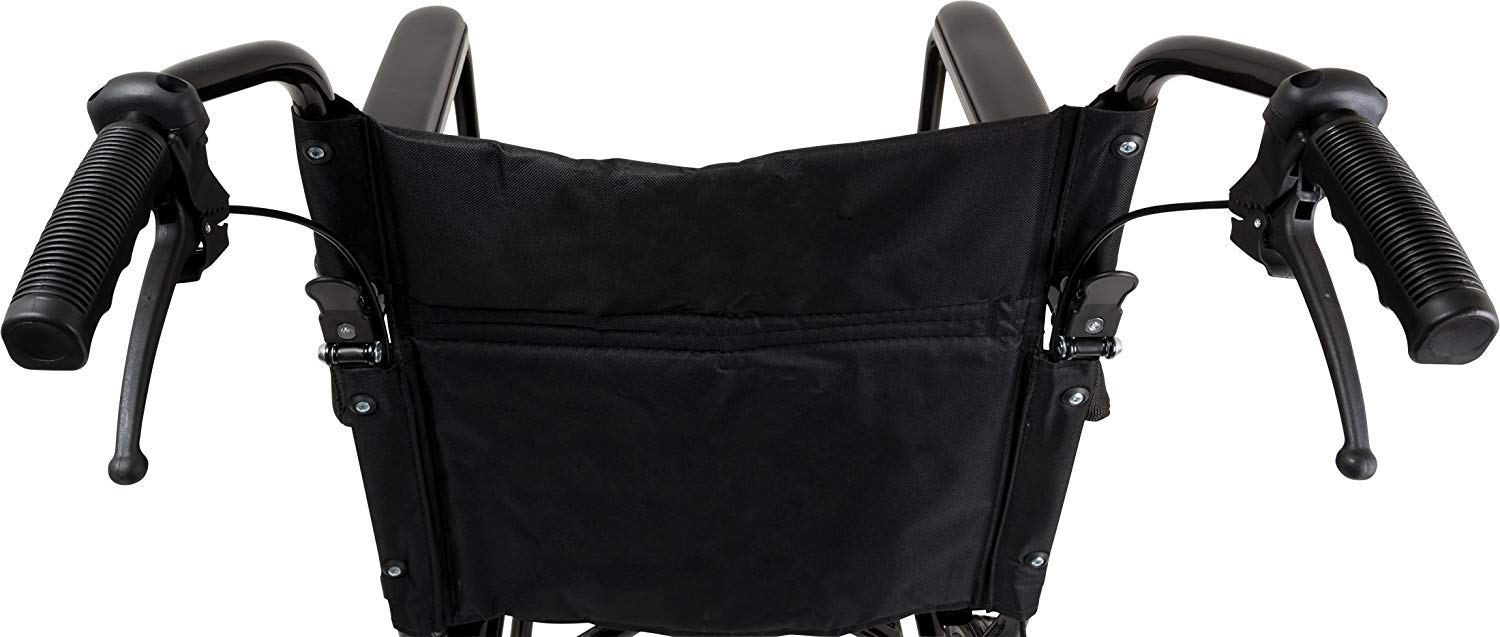 Probasics Aluminum Transport Chair with 12" Wheels