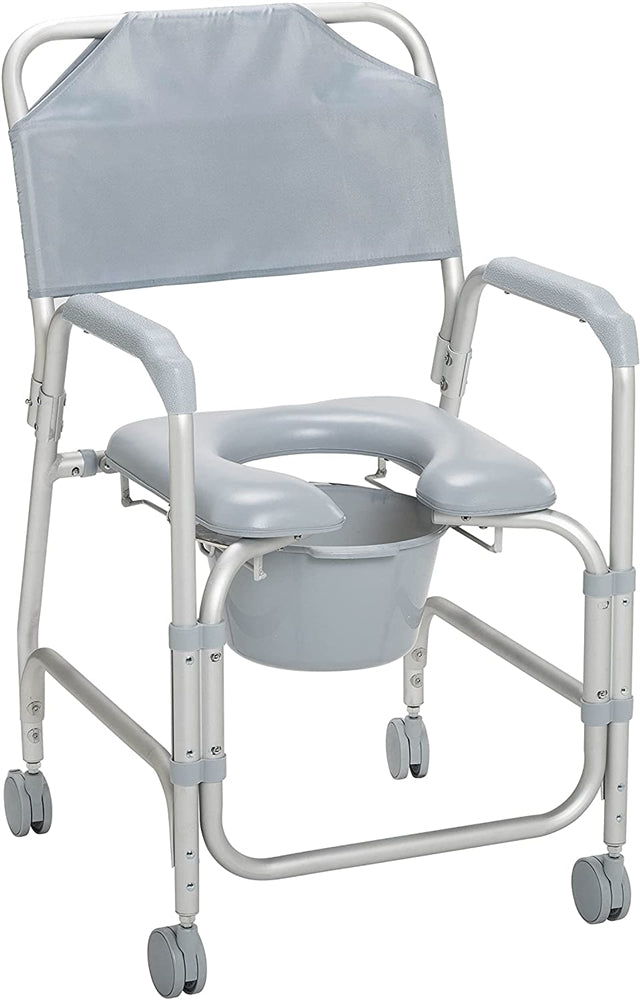 Drive Aluminum Shower Chair And Commode with Casters