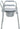 Drive Folding Deluxe Bedside Steel Commode – 11148 KDR-1