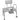 Drive Medical 12005KDC-1 Combination Padded Transfer Bench with Commode Opening