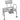 Drive Medical 12005KDC-1 Combination Padded Transfer Bench with Commode Opening