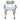 Drive Shower Chair with Back and Removable Padded Arms | Bath Chair with Arms