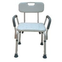 Drive Medical Bath Bench w/ Back And Removable Padded Arms
