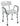 Drive Shower Chair with Back and Removable Padded Arms | Bath Chair with Arms