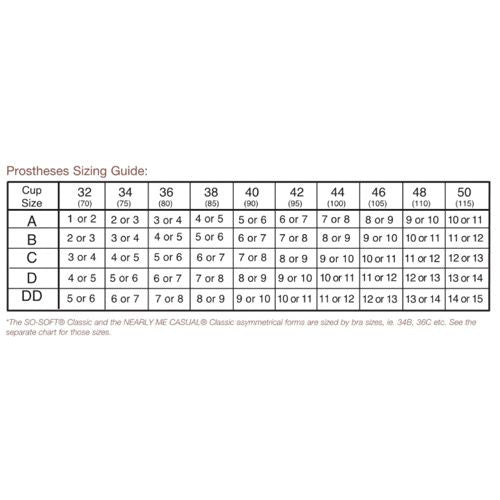 Nearly Me 250 So-Soft Triangle Equalizer Breast Form