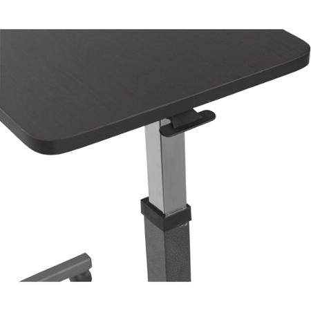 Drive Medical 13067 Non Tilt Top Overbed Table, Silver Vein
