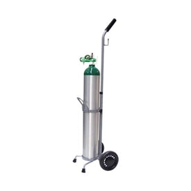 Oxygen E Cylinder - 15 LPM Regulator And Cart Kit