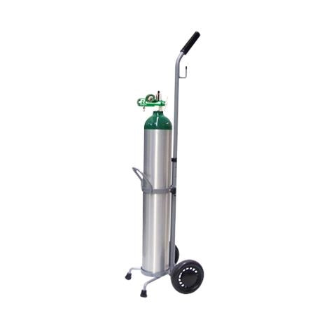 Oxygen E Cylinder - 15 LPM Regulator And Cart Kit