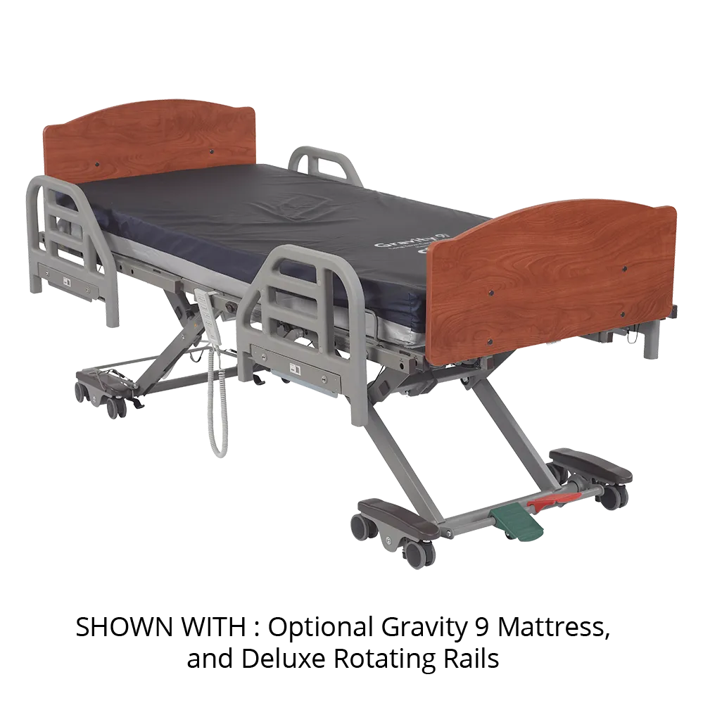 Drive Medical Prime Care Deluxe Adjustable Bed Hi Low
