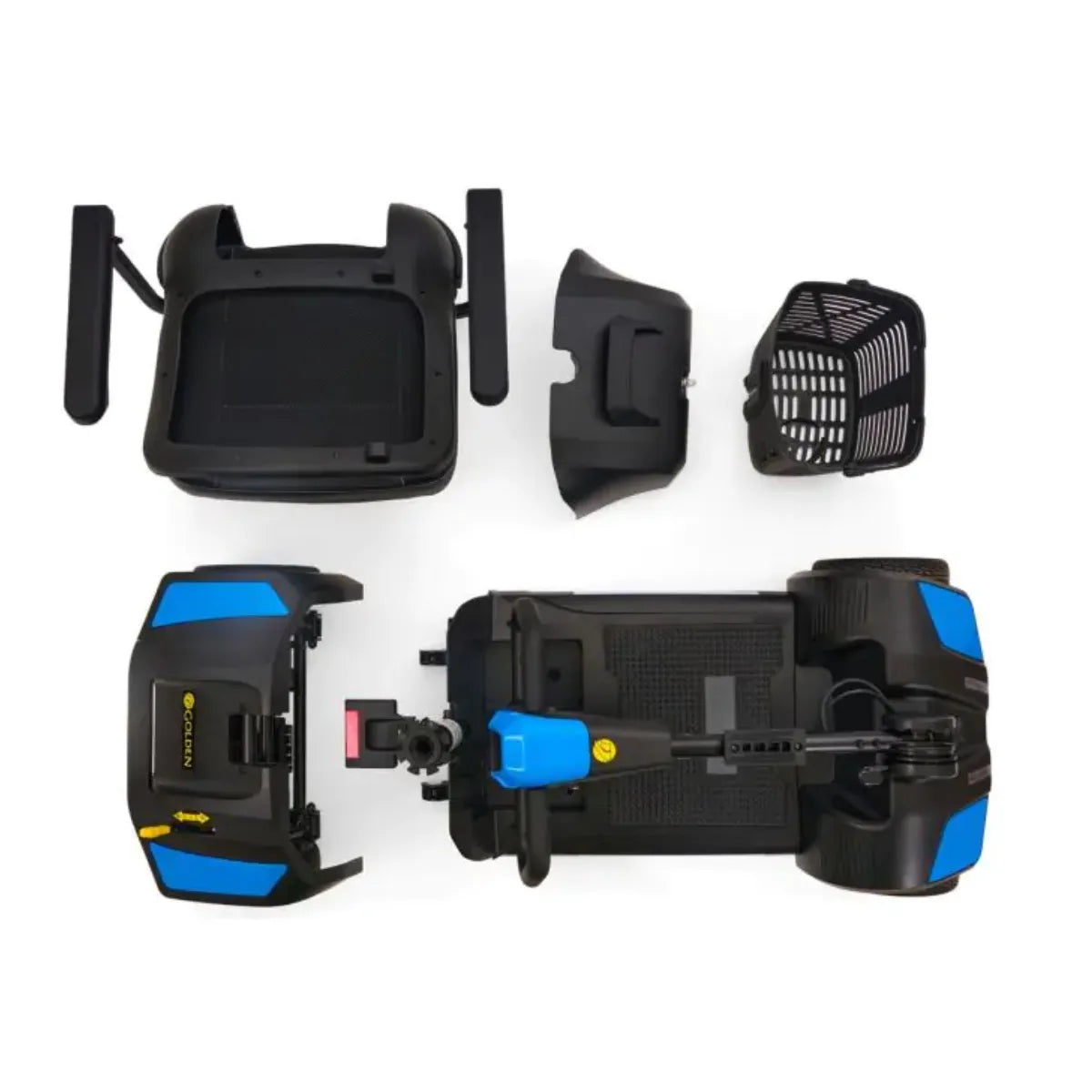 Golden Technologies GB150 Buzzaround XL 4 Wheel Travel Mobility Scooter