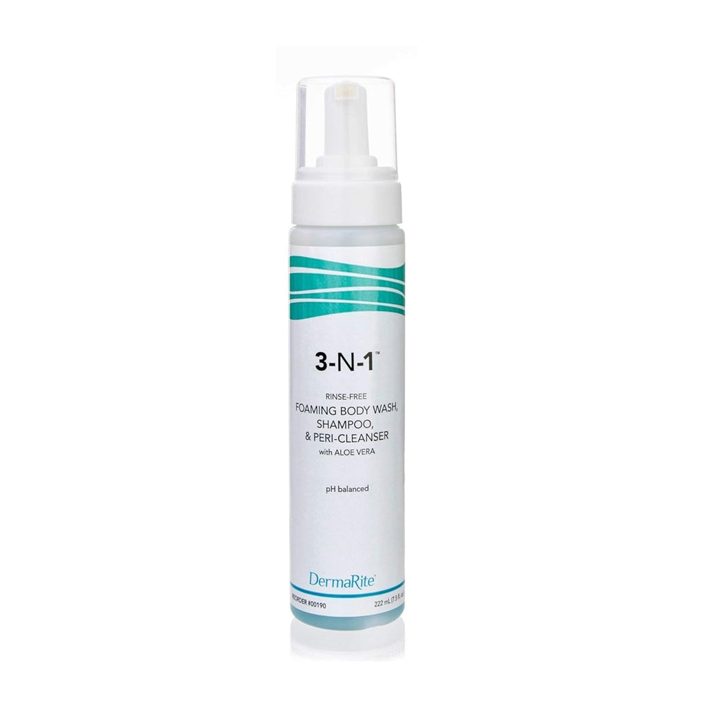 Dermarite No-Rinse Cleansing Foam 3-N-1