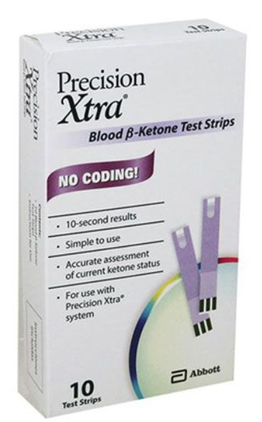 Precision Xtra Blood Ketone Test Strips