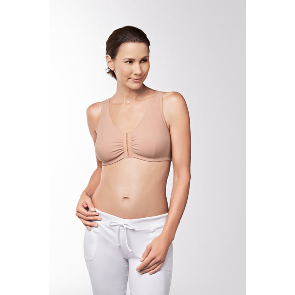 Amoena Frances Cotton Front Closure Mastectomy Leisure Bra 2128