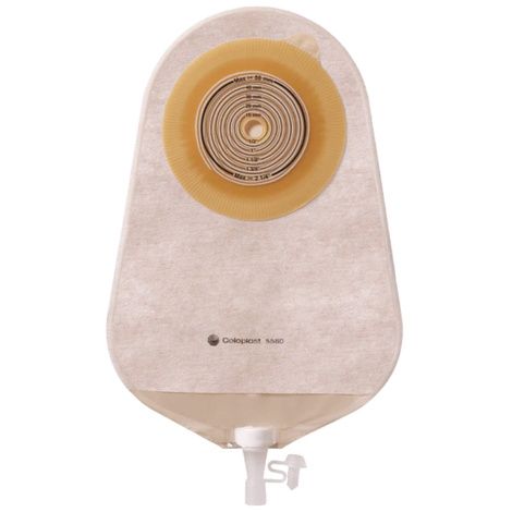 Coloplast Assura Original Soft One-Piece Midi Flat Extra-Extended Wear Cut-to-Fit Urostomy Pouch