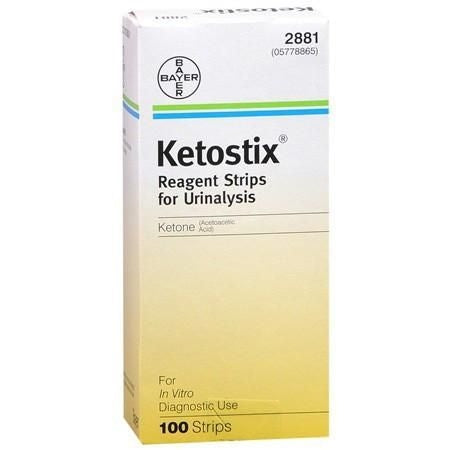 Bayer Ketostix Reagent Strips - Box of 100
