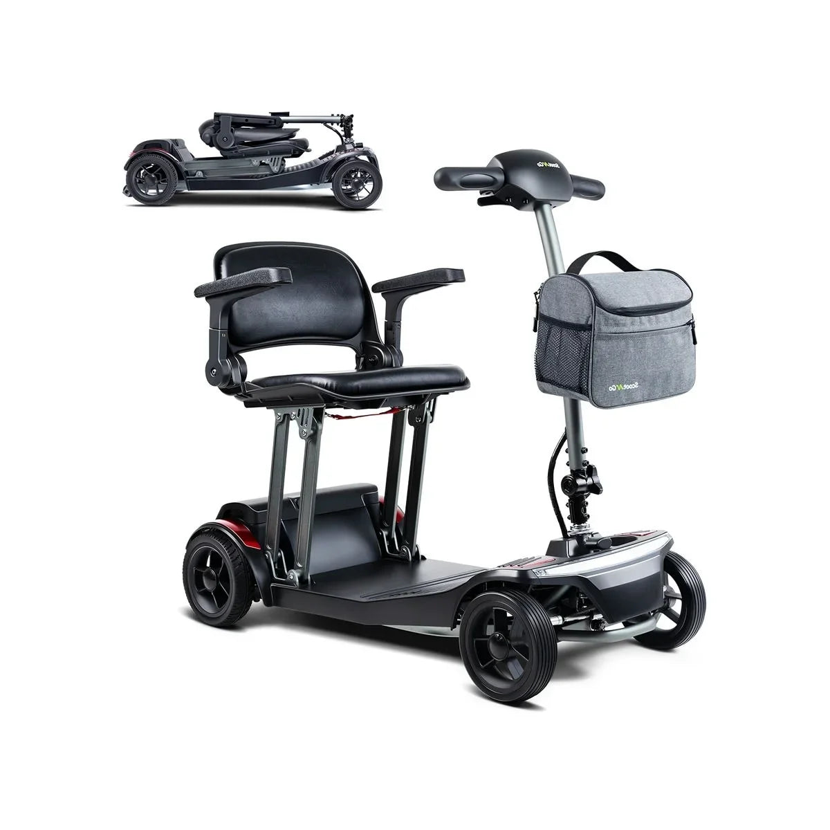 ScootNGo FOLO Folding 4-Wheel Travel Mobility Scooter
