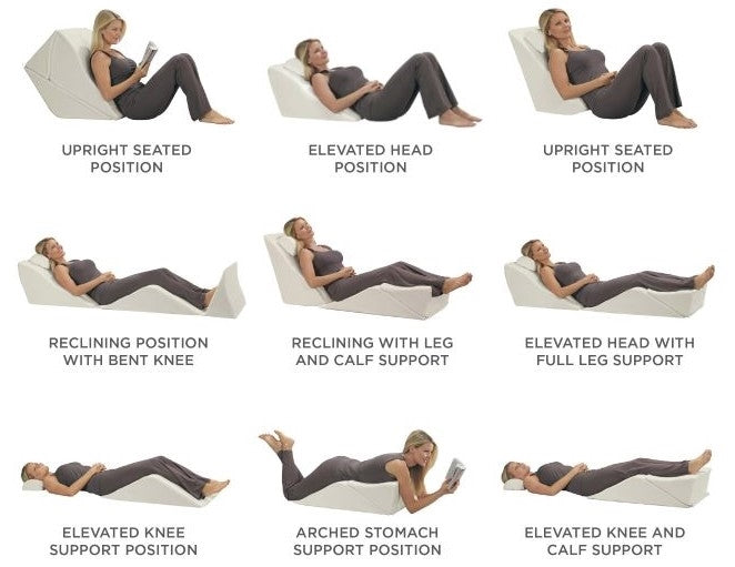 Contour BackMax Foam Bed Wedge Sleep Support System | Sleeping Pillow