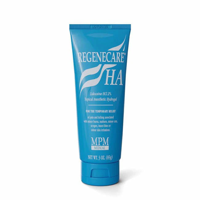 MPM Medical RegEneCare HA Wound Care Gel — 2% Lidocaine, Hyaluronic Acid & Aloe Vera Hydrogel, 3 oz.