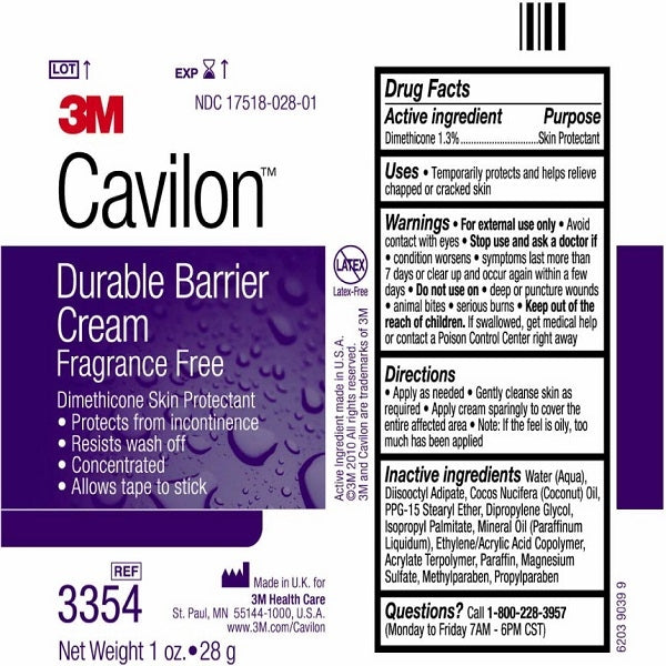 Cavilon Durable Barrier Cream