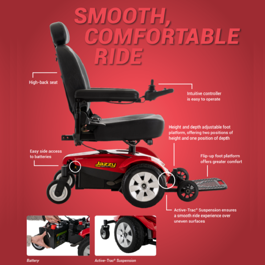 Pride Jazzy Select Electric Wheelchair
