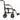 Nova 18" Ultra Lightweight Transport Chair – 18.6 lb Folding Travel Transport Wheelchair