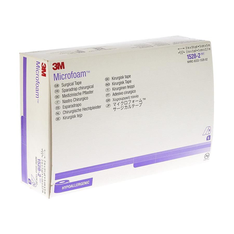 3M Microfoam Elastic Foam Surgical Tape