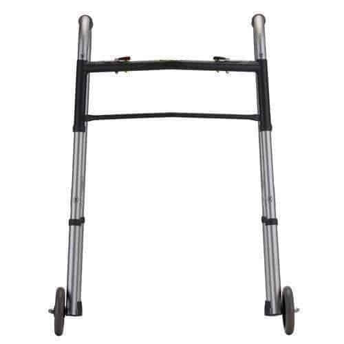 Nova Medical Heavy Duty Bariatric 2-Button Walker with 5" Wheels