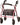 NOVA Zoom Rollator Walker – Lightweight Folding Rollator with 8" Wheels & Padded Seat
