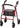 NOVA Zoom Rollator Walker – Lightweight Folding Rollator with 8" Wheels & Padded Seat