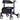 NOVA Monarch Open & Fly Rollator – Lightweight Folding Rollator Walker with Seat