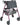 Stander EZ Fold-N-Go Rollator – Lightweight Folding Travel Rollator Walker with Seat