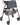 Stander EZ Fold-N-Go Rollator – Lightweight Folding Travel Rollator Walker with Seat