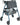 Stander EZ Fold-N-Go Rollator – Lightweight Folding Travel Rollator Walker with Seat